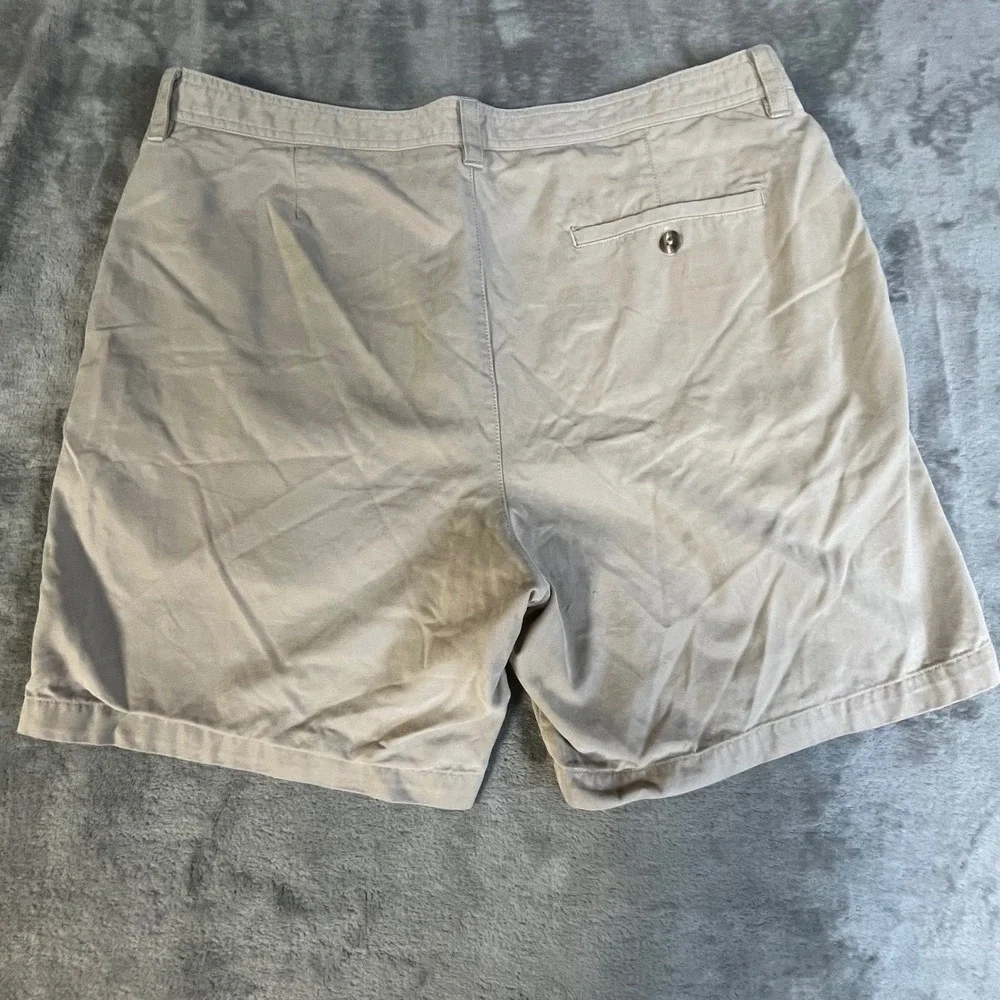 Disney Parks Chino‎ Shorts Mens 38 Khaki Mickey Mouse Embroidered Lyocell Blend